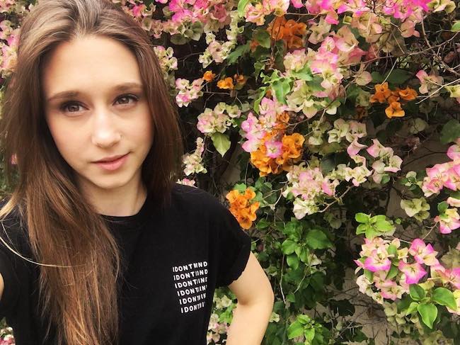 Taissa Farmiga talking about her mental health in May 2018