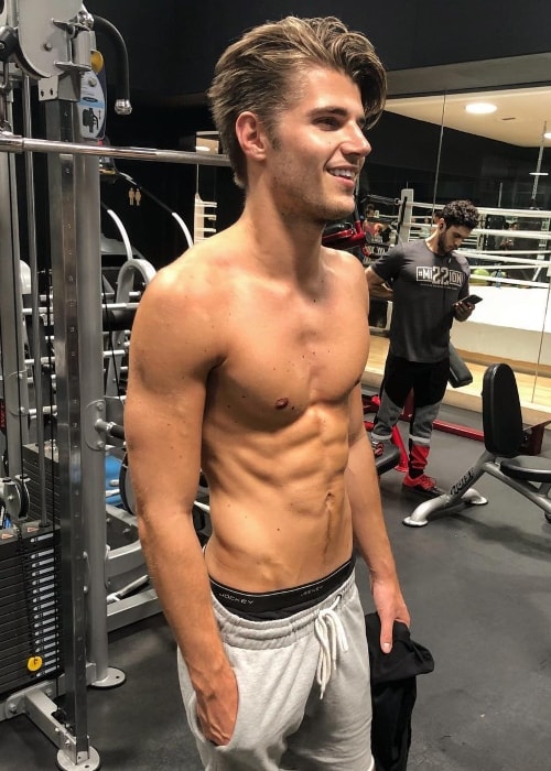 Twan Kuyper as seen at the gym in July 2018