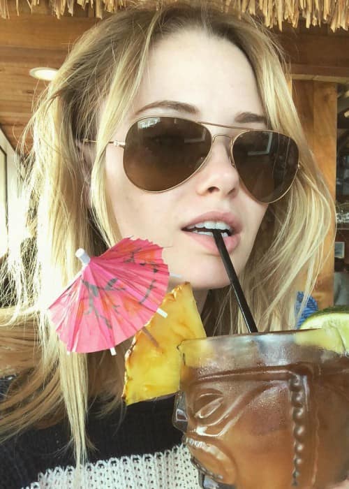 Virginia Gardner in an Instagram selfie as seen in March 2018