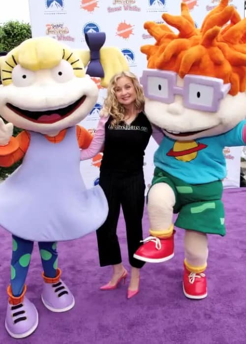 Voice actress Christine Cavanaugh (Middle) during an event