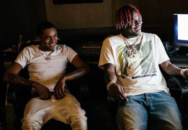 YBN Almighty Jay (Left) and Lil Yachty as seen in July 2018