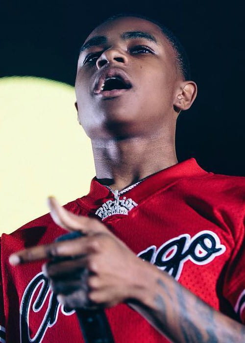 YBN Almighty Jay during a performance at Sunlight Supply Amphitheater in July 2018