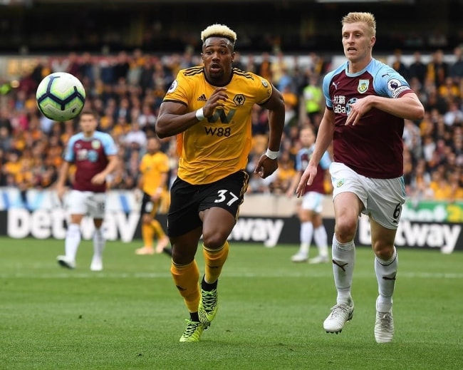 Adama Traoré (Left) chasing the ball during a match