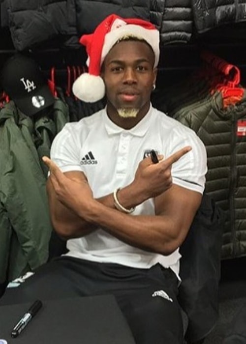 Adama Traoré in a Santa Hat