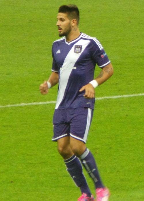 Aleksandar Mitrović while playing for Galatasaray in September 2014