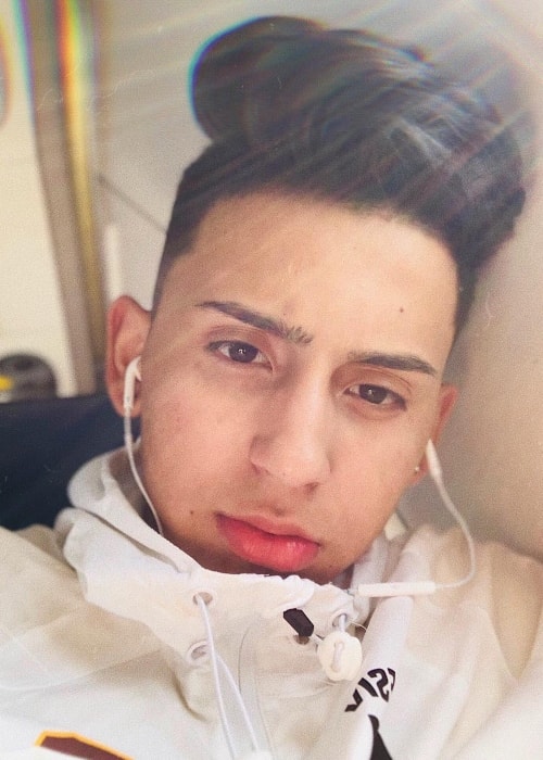 Alex Guzman in a selfie in May 2018