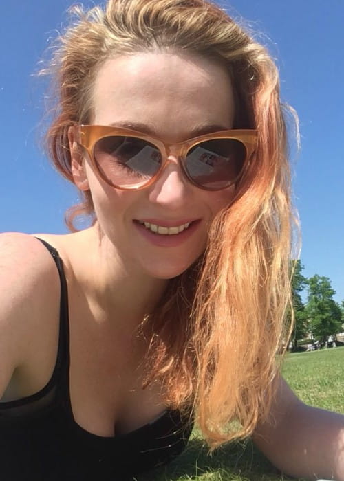 Amy Beth Hayes in a selfie as seen in May 2018