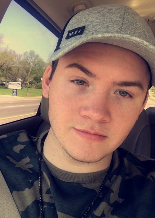 Andrew Butcher in an Instagram selfie as seen in April 2018