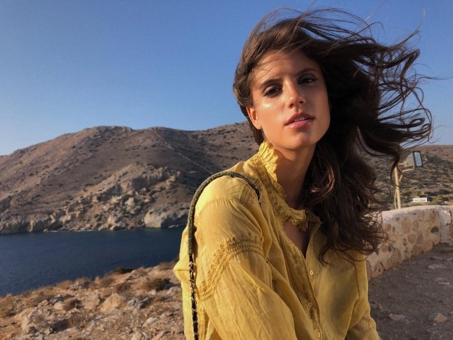 Antonina Petkovic as seen in Syros, Kikladhes, Greece in August 2018