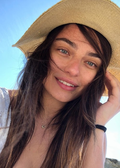 Ayça Ayşin in a selfie in June 2018
