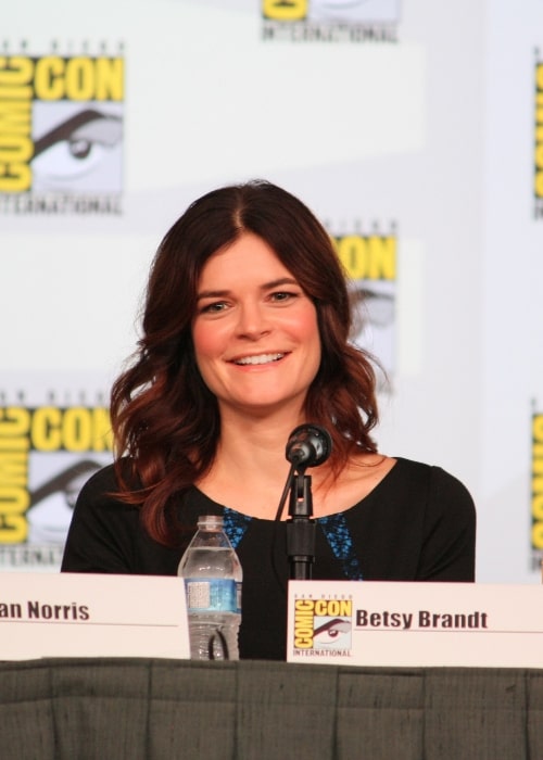 Betsy Brandt at the Comic-Con International 2012