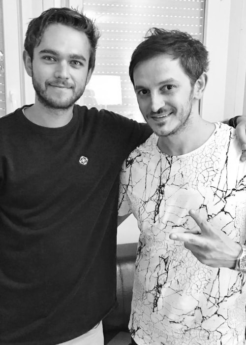 Burak Yeter (Right) with Zedd at Electric Love Festival in July 2017