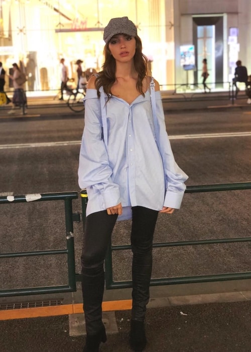 Celine Farach as seen in Harajuku, Japan in July 2018