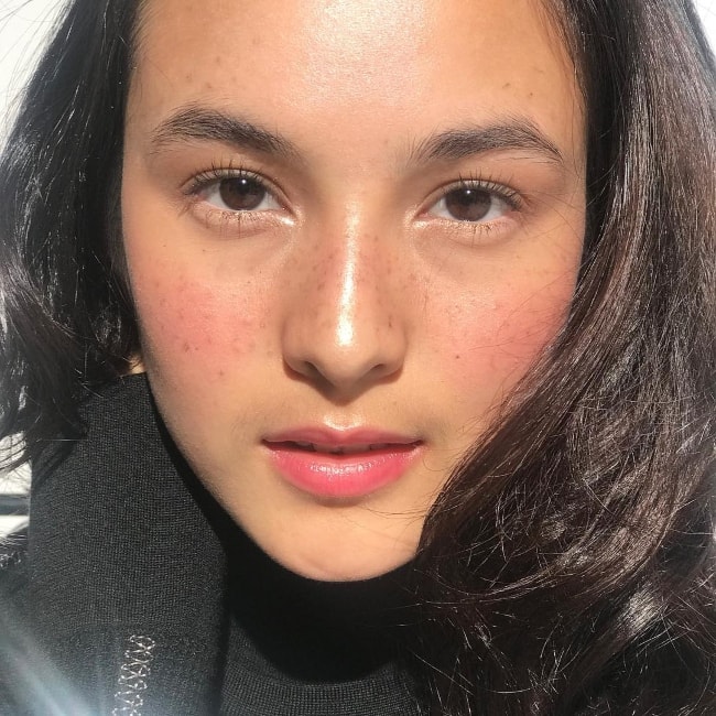 Chelsea Islan in a selfie in July 2018