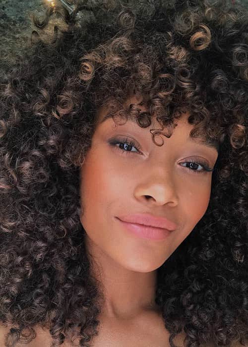 Cheyenne Maya-Carty in an Instagram selfie as seen in August 2018