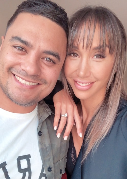 Chontel Duncan as seen with Sam Duncan in April 2018