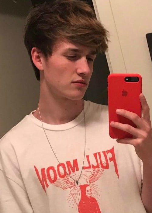 Crawford Collins in a selfie as seen in April 2017