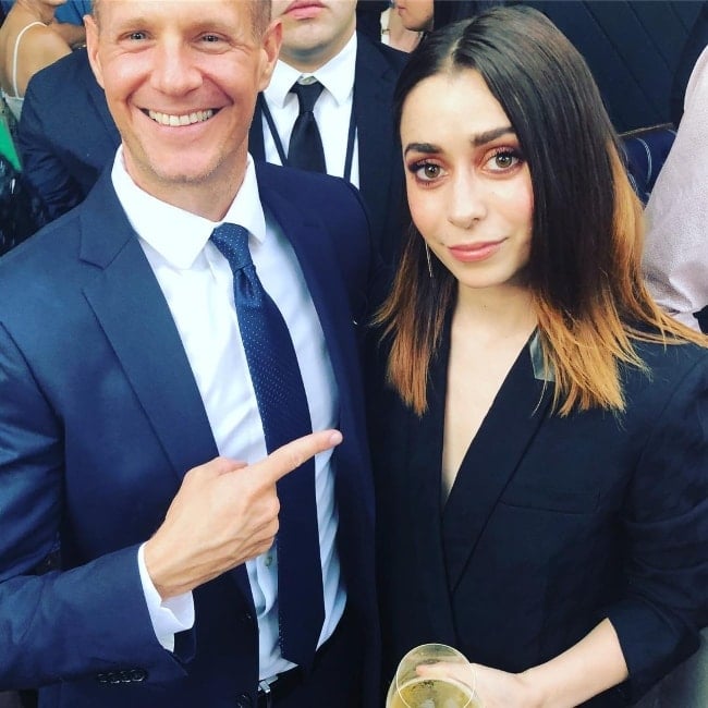 Cristin Milioti pictured while attending a party hosted by the Black Mirror team in 2018