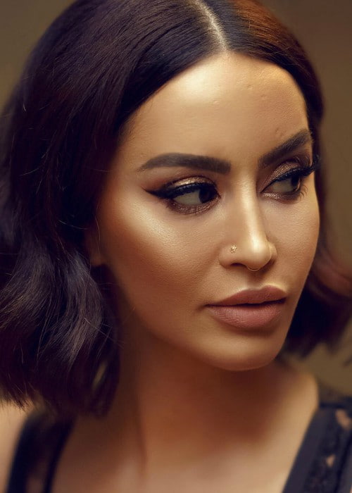 Dafina Zeqiri in an Instagram post as seen in September 2018