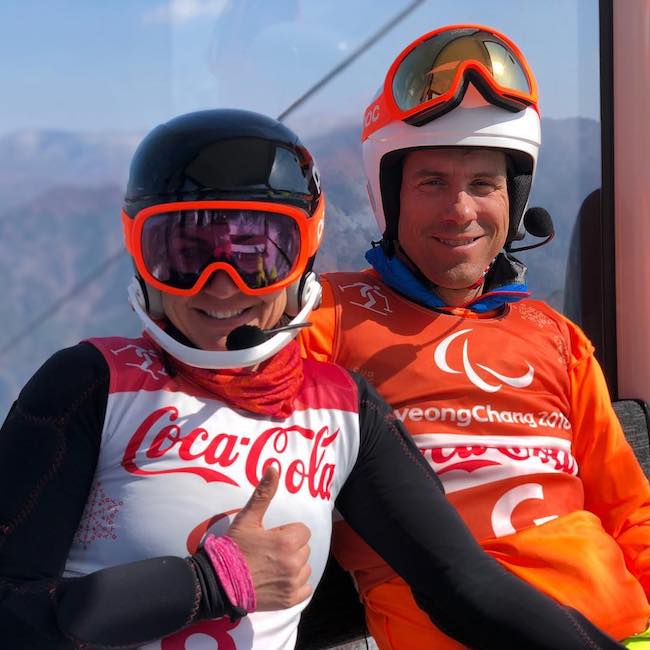 Danelle Umstead with Rob Umstead at South Korea in 2018