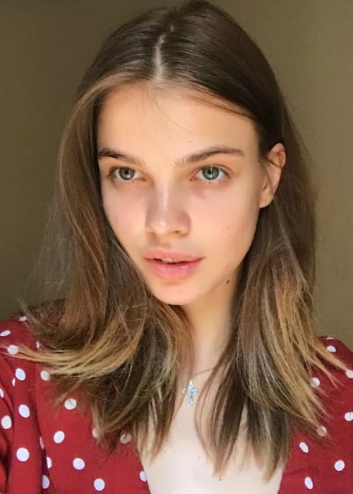 Daria Khlystun in a selfie in June 2018