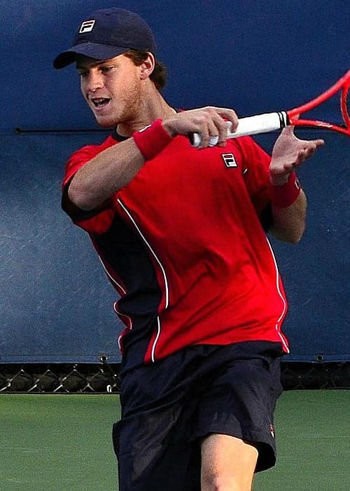 Diego Schwartzman during a match as seen in August 2013
