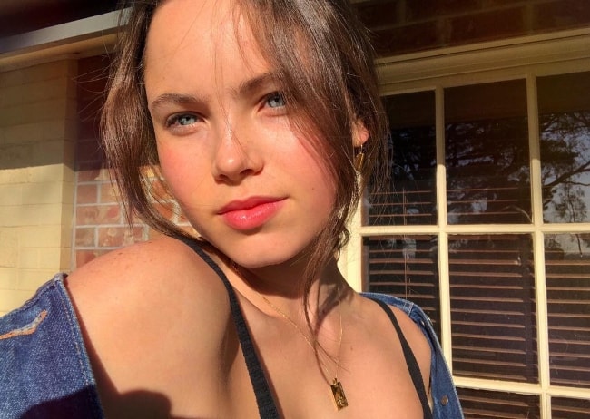 Emma MacGowan in a selfie in August 2018