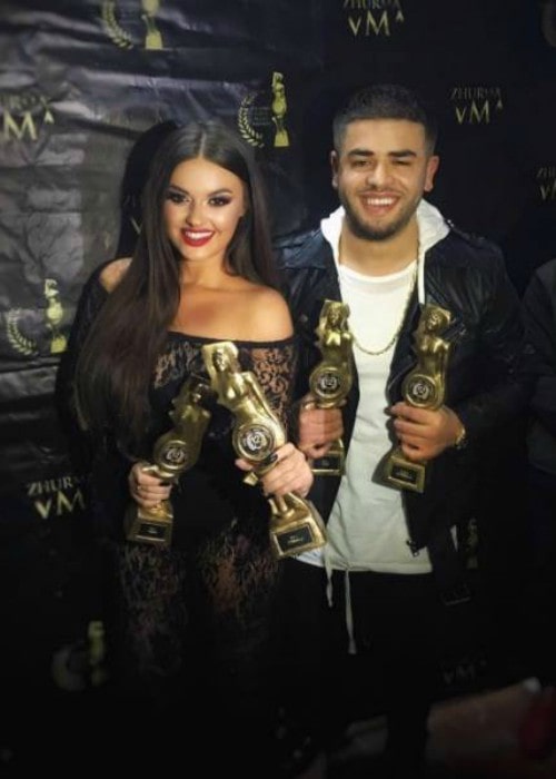 Enca and Noizy at Zhurma Awards in October 2016