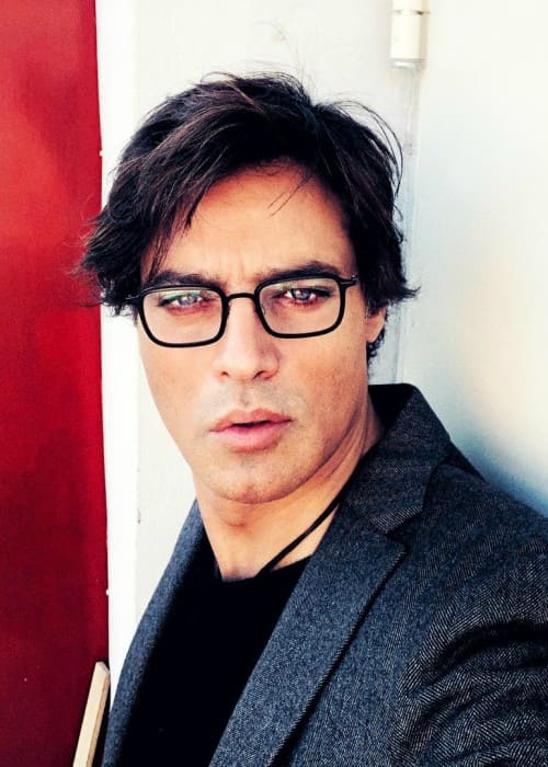 Gabriel Garko in a selfie in January 2018