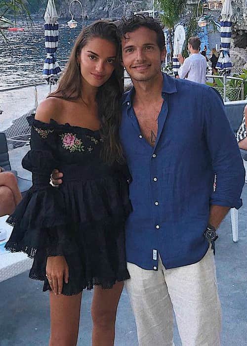 Gabrielle Caunesil and Riccardo Pozzoli as seen in July 2018