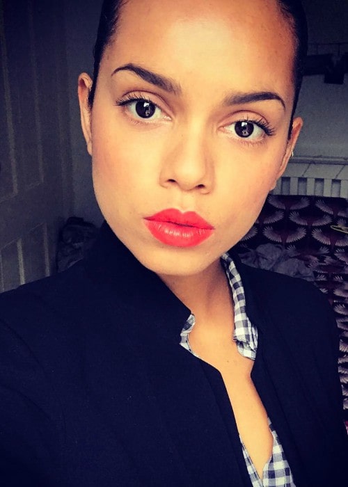 Georgina Campbell in an Instagram selfie as seen in July 2017