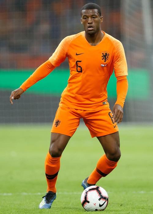 Georginio Wijnaldum during a soccer match in September 2018