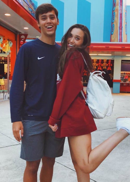 Hannah Meloche and Jacob Hoexum as seen in July 2018