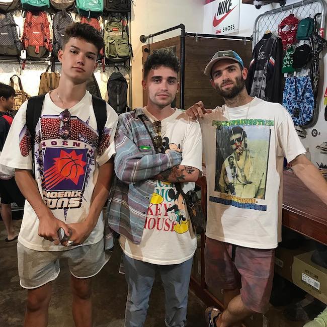 Ian Jeffrey, Ralph Kartel, Sean Wotherspoon [From Left] in July 2018