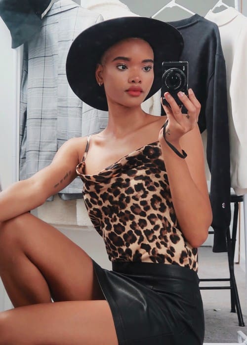 Iesha Hodges in a selfie in August 2018