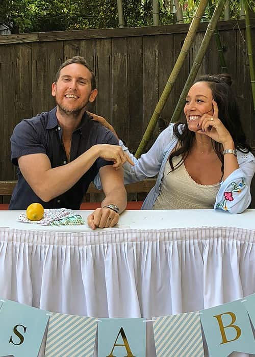 Jesse Carmichael and Tara Lankford as seen in June 2018