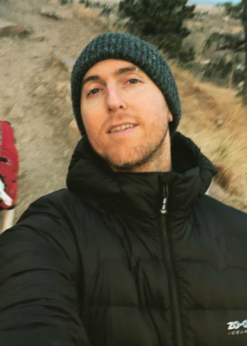 Jesse Carmichael in a selfie in December 2016