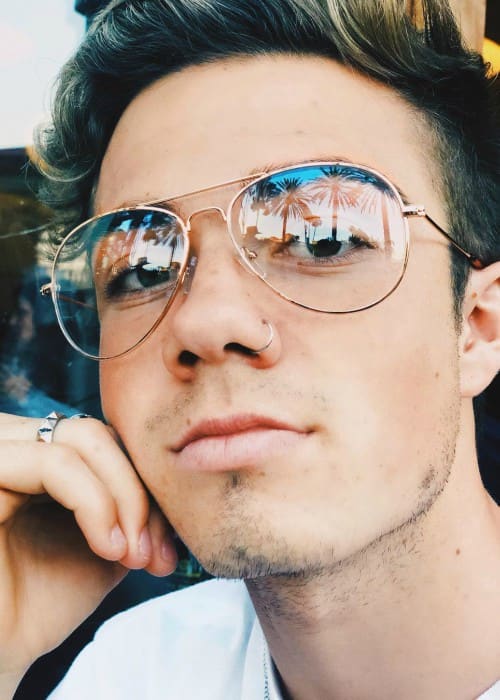 Jordan Beau in an Instagram selfie as seen in June 2018