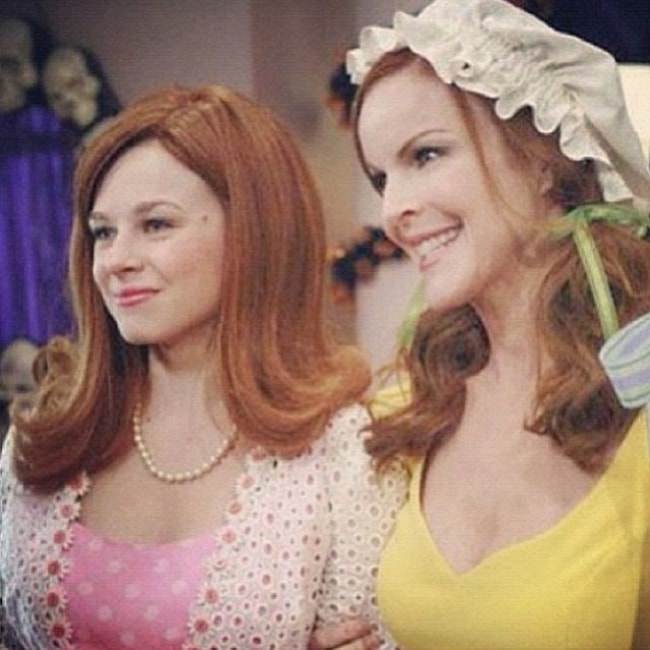 Joy Lauren (Left) in a still from one of her shows