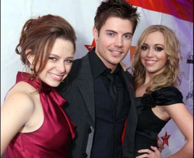 Joy Lauren with Josh Henderson and Andrea Bowen (Corner Right)