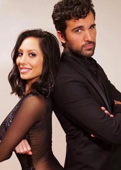 Juan Pablo Di Pace with Cheryl Burke in September 2018