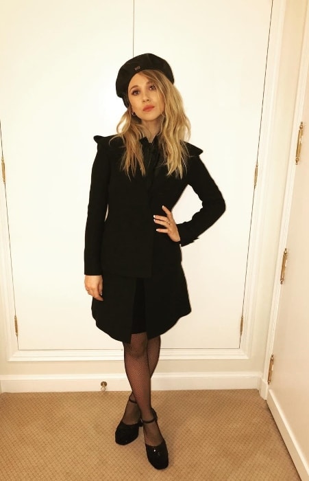 Juno Temple as seen all dressed-up in Paris in November 2017