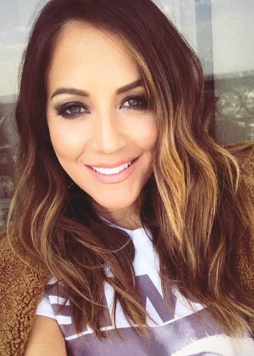 Kay Adams in a selfie in Los Angeles, California in February 2018