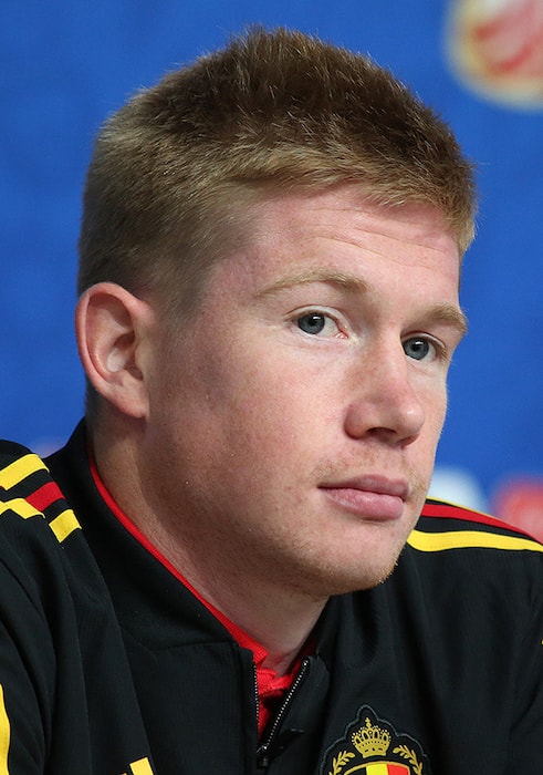 Kevin De Bruyne as seen in July 2018