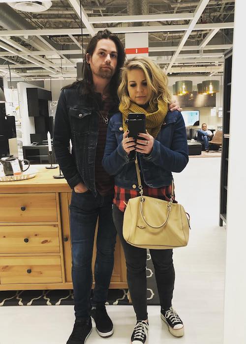 Kirsten Storms with Elias Paul Reidy in January 2018