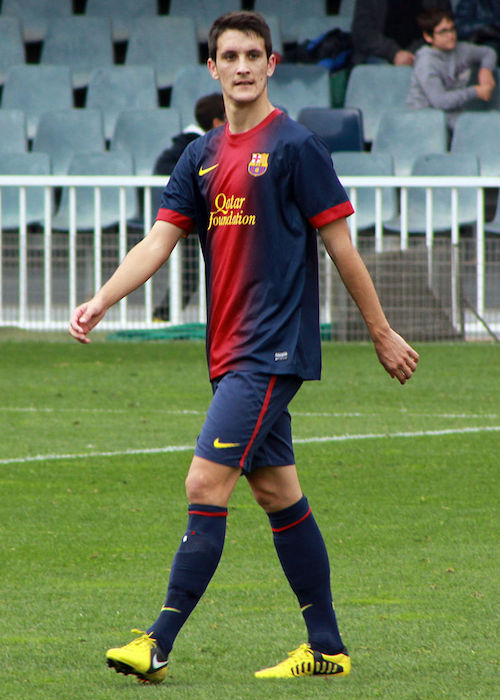 Luis Alberto while playing on the football field in 2012