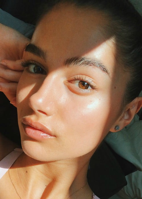 Maia Cotton in an Instagram selfie as seen in August 2018