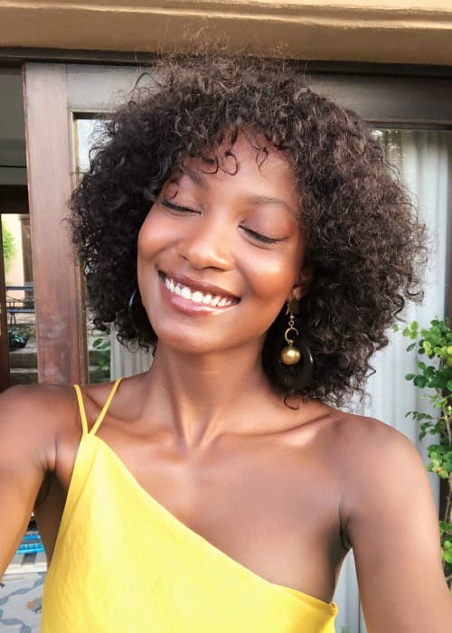 Mame Camara in a selfie in May 2018