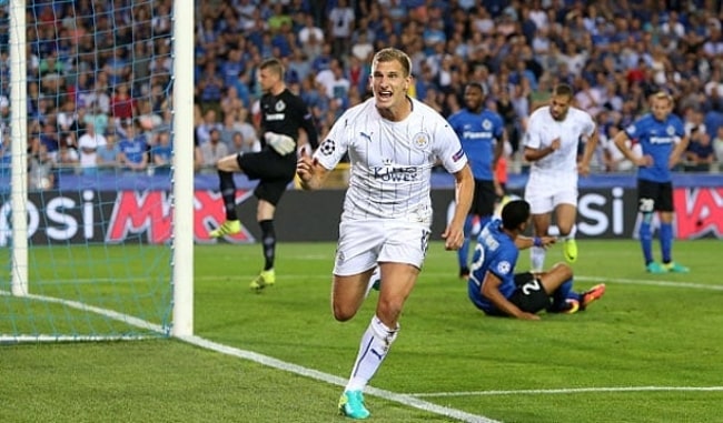 Marc Albrighton as seen during a match