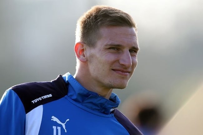 Marc Albrighton as seen grinning in a picture